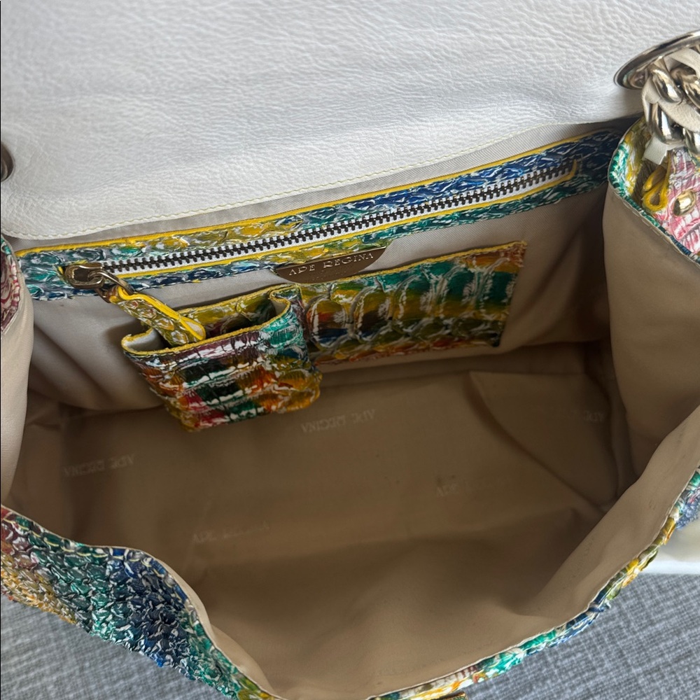 Ape Regina Firenze Vero Pitone Python Bag from Italy - Picture 6 of 7